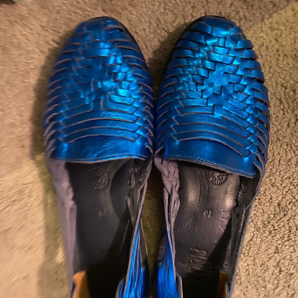 espiritu blue sandals